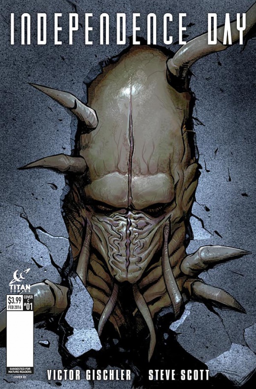 Independence Day Portada alternativa de Lee Garbett