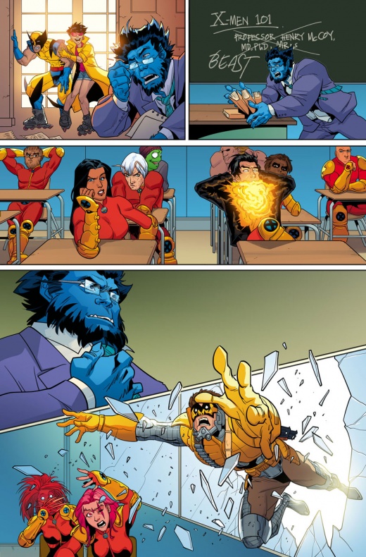 Vistazo al primer número de la nueva colección 'X-Men '92' 5 X-Men-92-1-Preview-3-37e1b