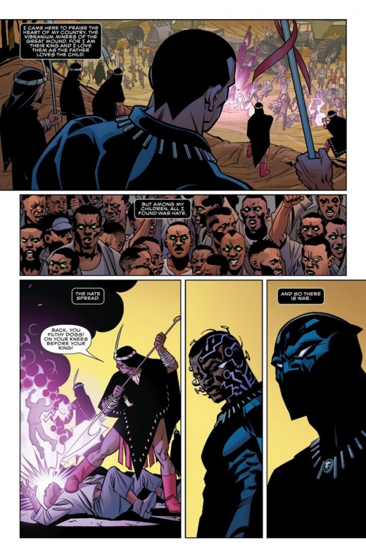 Marvel ofrece un avance de 'Black Panther' #1 4 Brian Stelfreeze, Pantera negra, Ta-Nehisi Coates