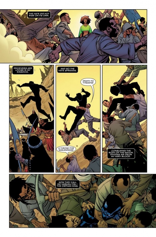 Marvel ofrece un avance de 'Black Panther' #1 5 Brian Stelfreeze, Pantera negra, Ta-Nehisi Coates