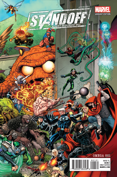 Avengers Standoff Omega Portada alternativa de Art Adams