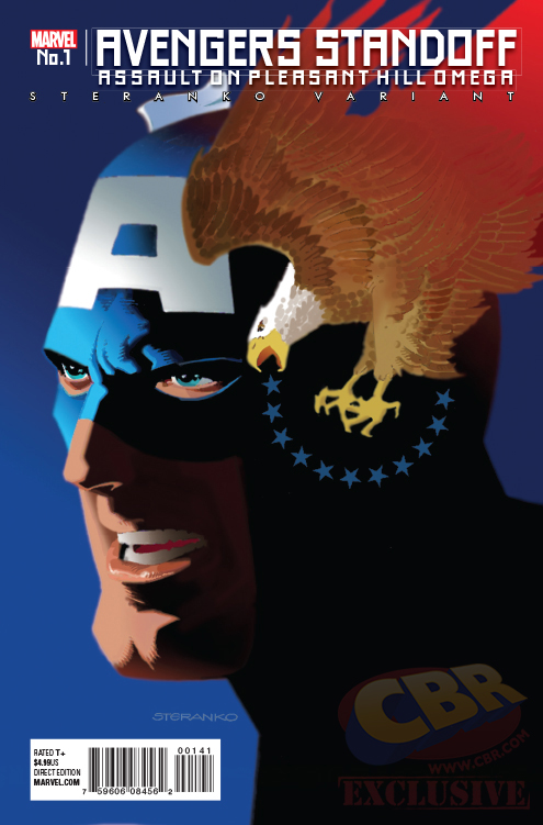 Avengers Standoff Omega Portada alternativa de Jim Steranko