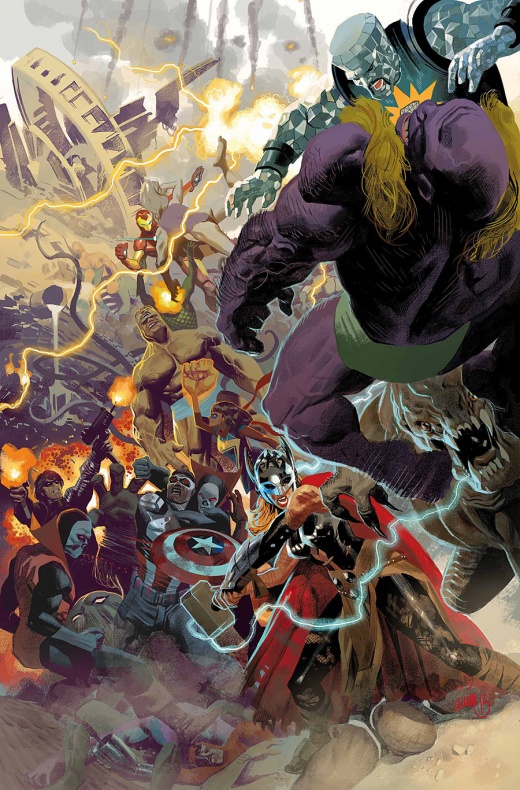 Avengers Standoff Omega Portada principal de Daniel Acuña