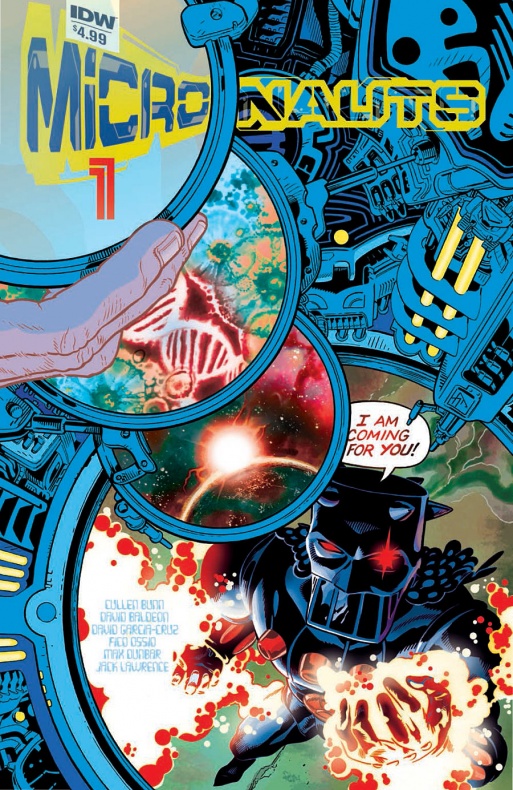 Micronauts Portada de David Baldeon