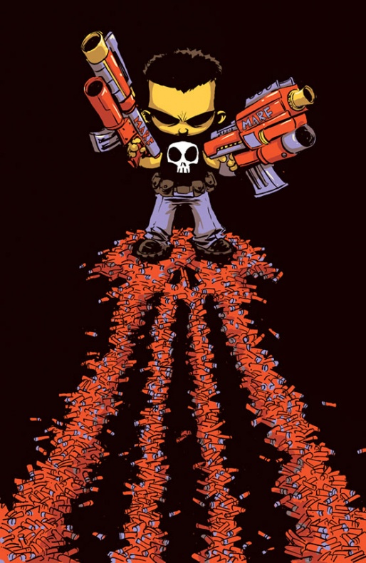 The-Punisher Portada alternativa de Skottie Young