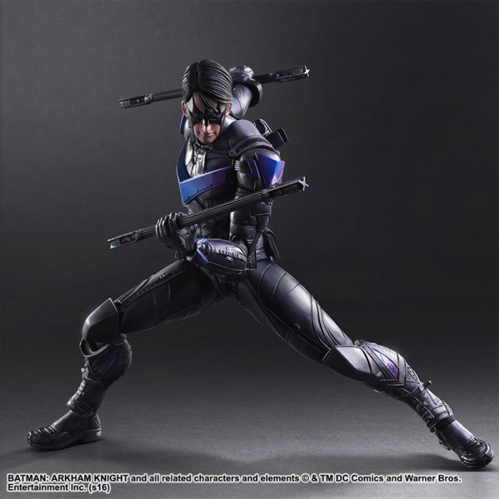 Square Enix lanzará dos figuras de 'Batman: Arkham Knight' 14 Batgirl, Batman: Arkham Knight, Nightwing, Square Enix
