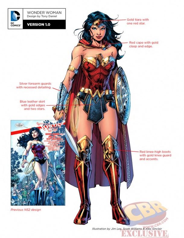 Este es el nuevo aspecto de los superhéroes de DC para 'Rebirth' 11 Wonder Woman Rebirth