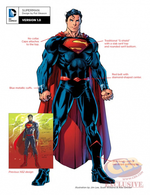 Este es el nuevo aspecto de los superhéroes de DC para 'Rebirth' 9 Superman Rebirth