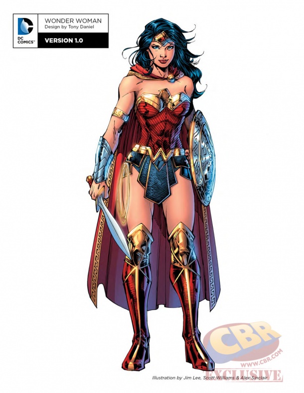 Este es el nuevo aspecto de los superhéroes de DC para 'Rebirth' 10 Wonder Woman Rebirth