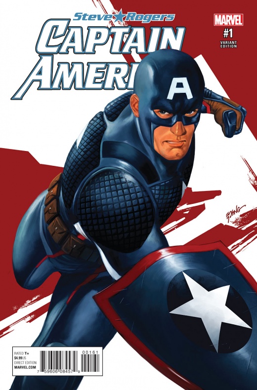 Captain America Steve Rogers Portada alternativa de Steve Epting