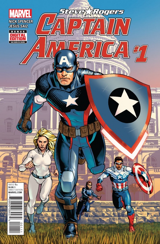 Captain America Steve Rogers Portada principal de Jesús Saiz