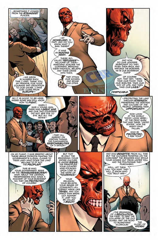 Captain America Steve Rogers Página interior (4)