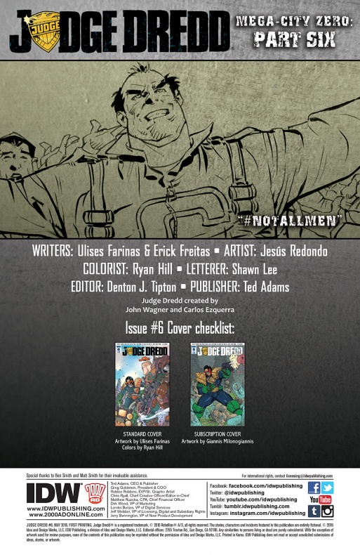 Primer vistazo a 'Judge Dredd' #6