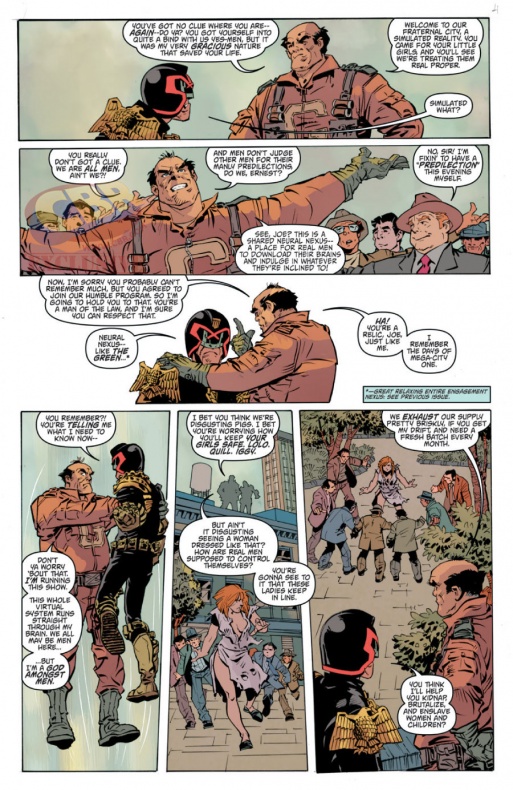 Primer vistazo a 'Judge Dredd' #6