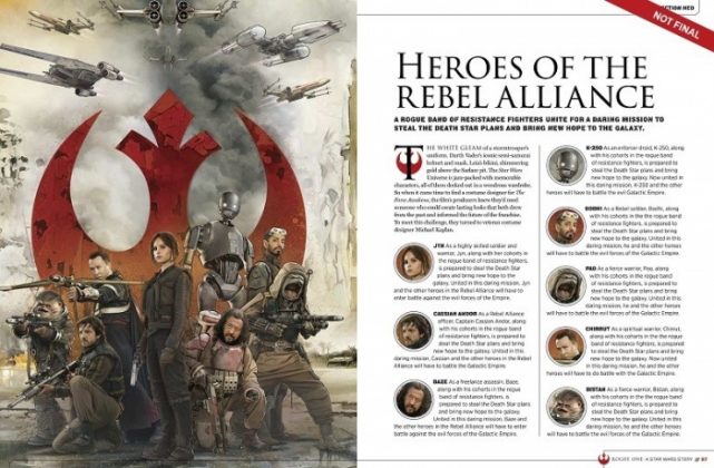 Nueva información sobre 'Rogue One'
