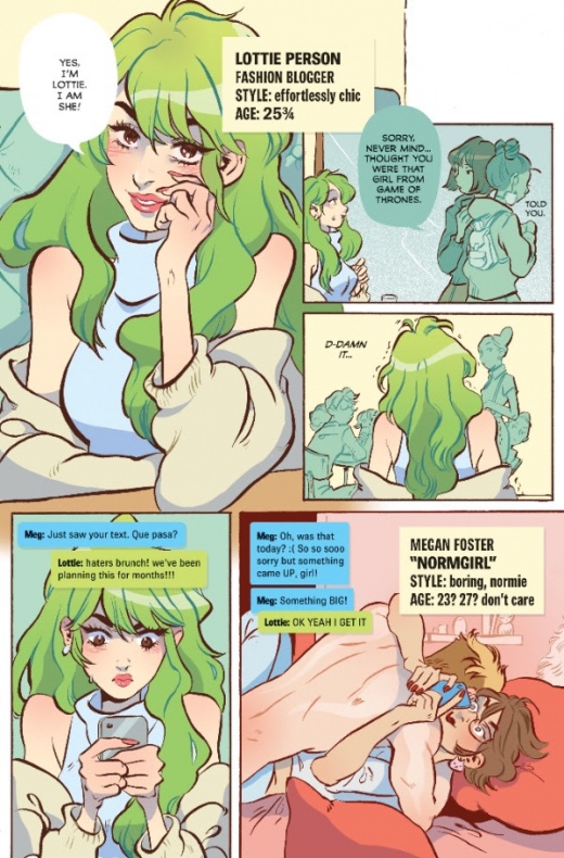 Avance del primer número de 'Snotgirl' de Bryan Lee O'Malley 4 Snotgirl Página interior (2)