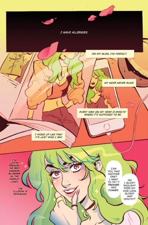 Avance del primer número de 'Snotgirl' de Bryan Lee O'Malley 7 Snotgirl Página interior (5)