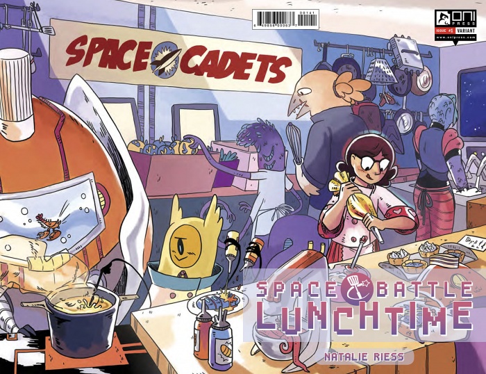 Space Battle Lunchtime Portada alternativa de Natalie Riess Space Battle Lunchtime Portada alternativa de Natalie Riess