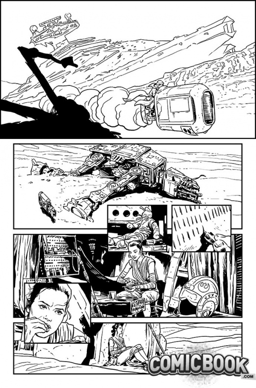 Previo del cómic 'Star Wars: El despertar de la Fuerza' #1