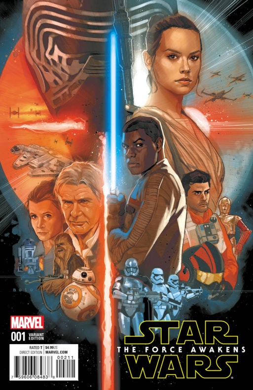 Portadas alternativas del cómic 'Star Wars: The Force Awakens' #1