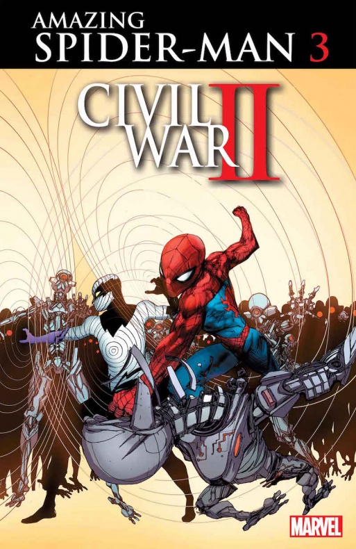 Marvel desvela las portadas de sus cómics de agosto 11 Axel Alonso, Brian Michael Bendis, Civil War II, David Marquez