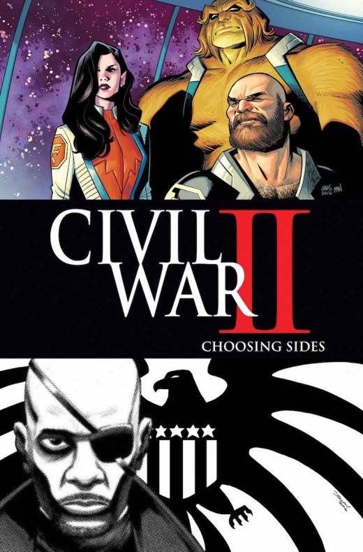 Marvel desvela las portadas de sus cómics de agosto 26 Axel Alonso, Brian Michael Bendis, Civil War II, David Marquez