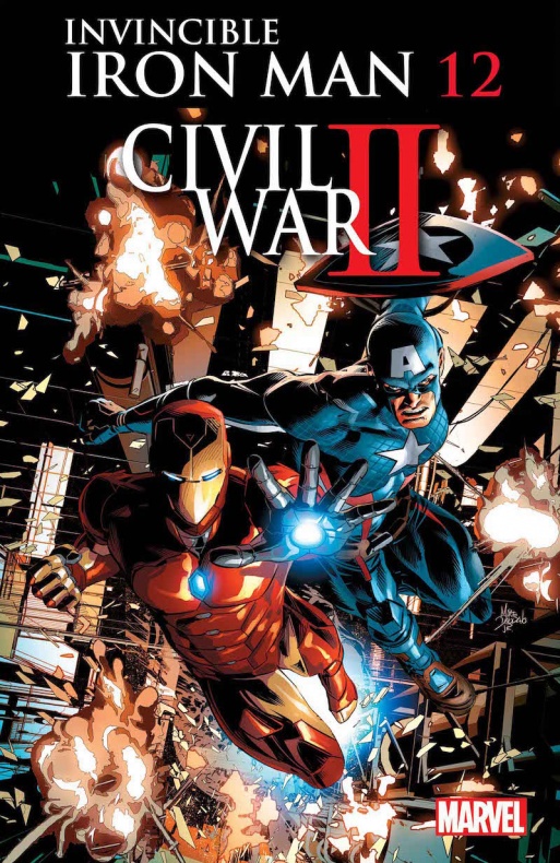 Marvel desvela las portadas de sus cómics de agosto 46 Axel Alonso, Brian Michael Bendis, Civil War II, David Marquez
