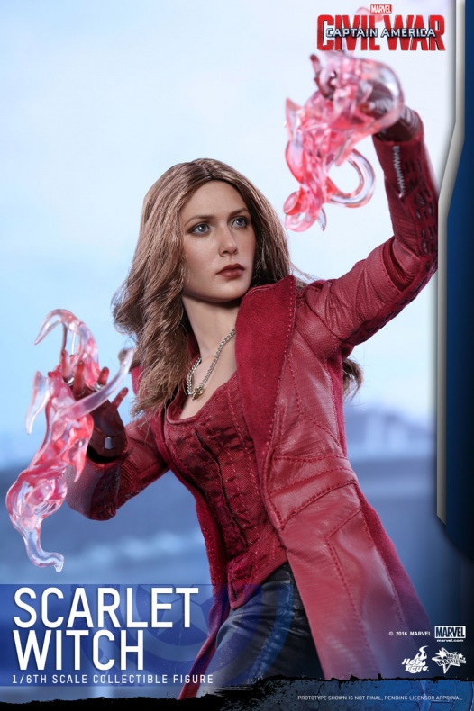 Hot Toys presenta la figura de la Bruja Escarlata de 'Capitán América: Civil War' 3 Bruja Escarlata, Civil War, Hoy Toys