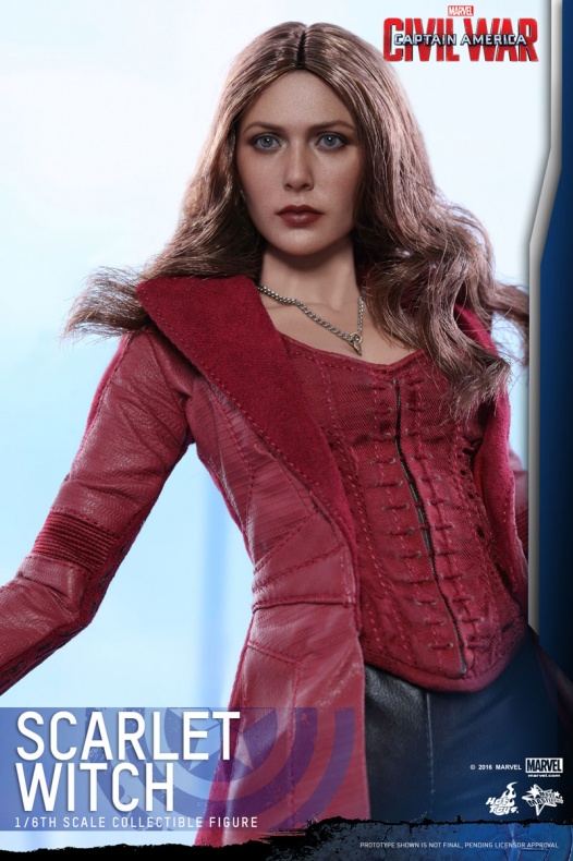 Hot Toys presenta la figura de la Bruja Escarlata de 'Capitán América: Civil War' 4 Bruja Escarlata, Civil War, Hoy Toys