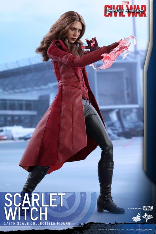 Hot Toys presenta la figura de la Bruja Escarlata de 'Capitán América: Civil War' 11 Bruja Escarlata, Civil War, Hoy Toys