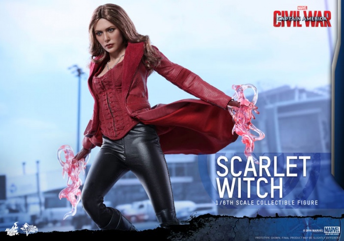 Hot Toys presenta la figura de la Bruja Escarlata de 'Capitán América: Civil War' 12 Bruja Escarlata, Civil War, Hoy Toys