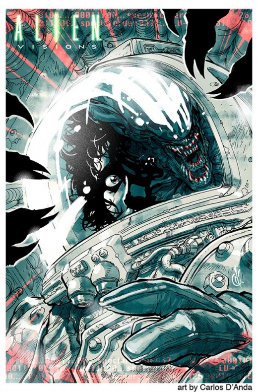 Increible colección de pósteres hechos por fans basados en 'Alien'
