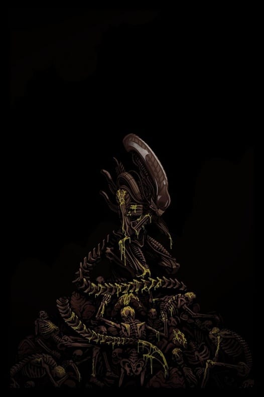 Increible colección de pósteres hechos por fans basados en 'Alien'