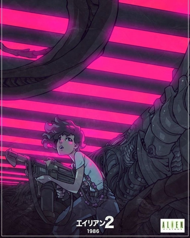 Increible colección de pósteres hechos por fans basados en 'Alien'