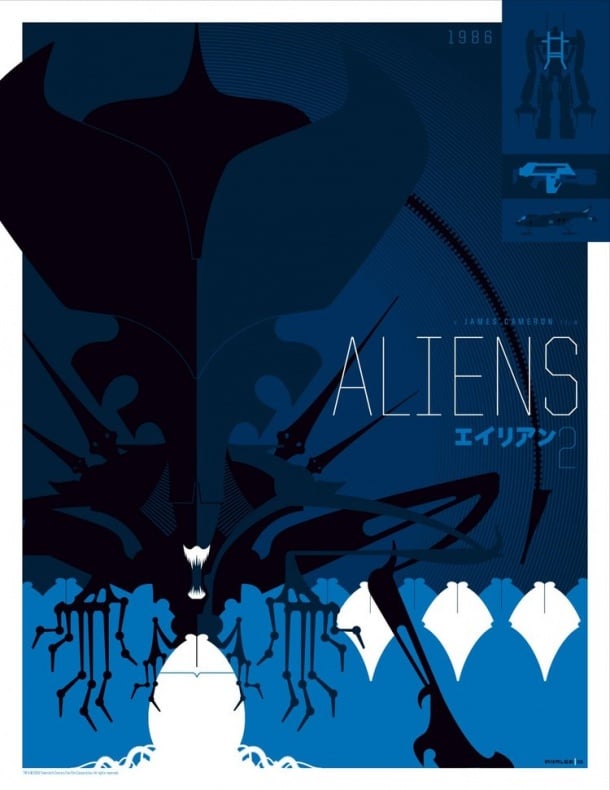 Increible colección de pósteres hechos por fans basados en 'Alien'