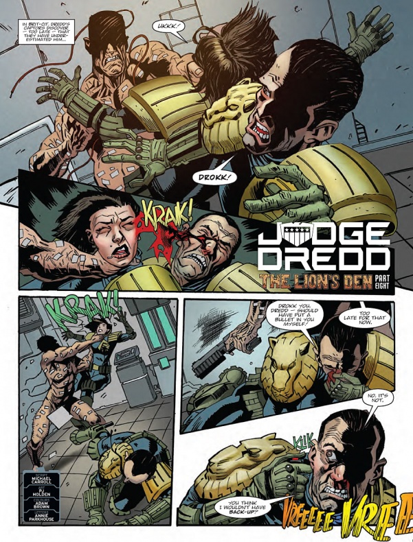 Primer vistazo a '2000 AD' #1985 3 2000 AD, Juez Dredd