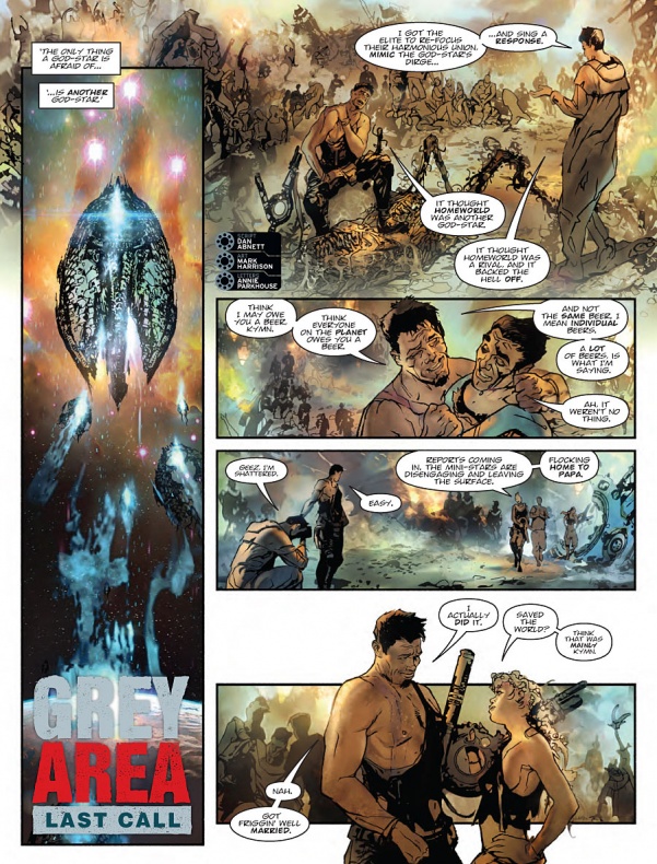 Primer vistazo a '2000 AD' #1985 7 2000 AD, Juez Dredd