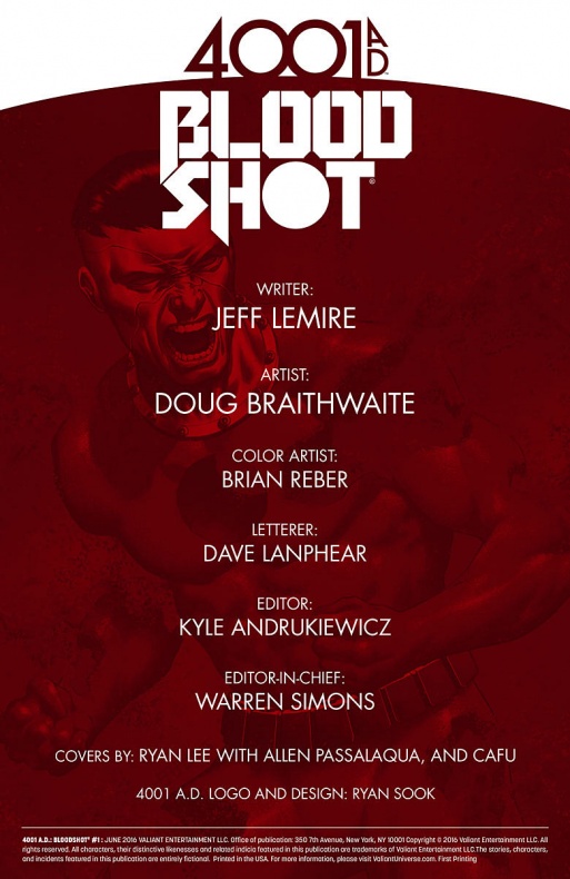 Avance del primer número de '4001 AD: Bloodshot' 3 4001 AD Bloodshot Página interior (1)