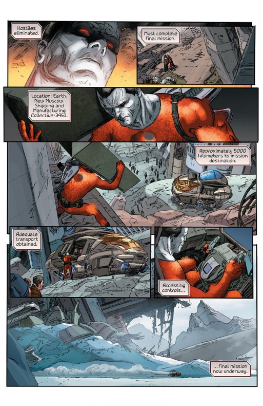 Avance del primer número de '4001 AD: Bloodshot' 8 4001 AD Bloodshot Página interior (6)