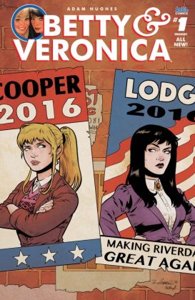 Betty & Veronica Portada de Rebekah Isaacs y Kelly Fitzpatrick