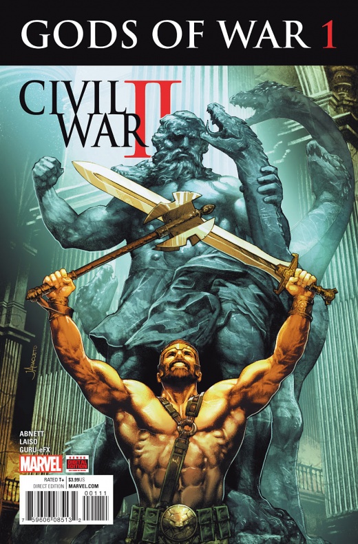 Adelanto de 'Civil War II: Gods of War' #1 2 Civil War II: Gods of War, Dan Abnett, Emilio Laiso, Marvel