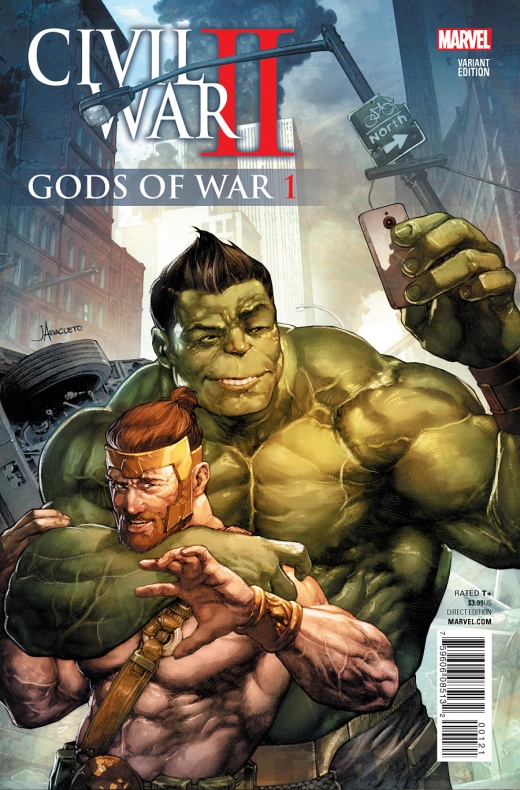 Adelanto de 'Civil War II: Gods of War' #1 3 Civil War II: Gods of War, Dan Abnett, Emilio Laiso, Marvel