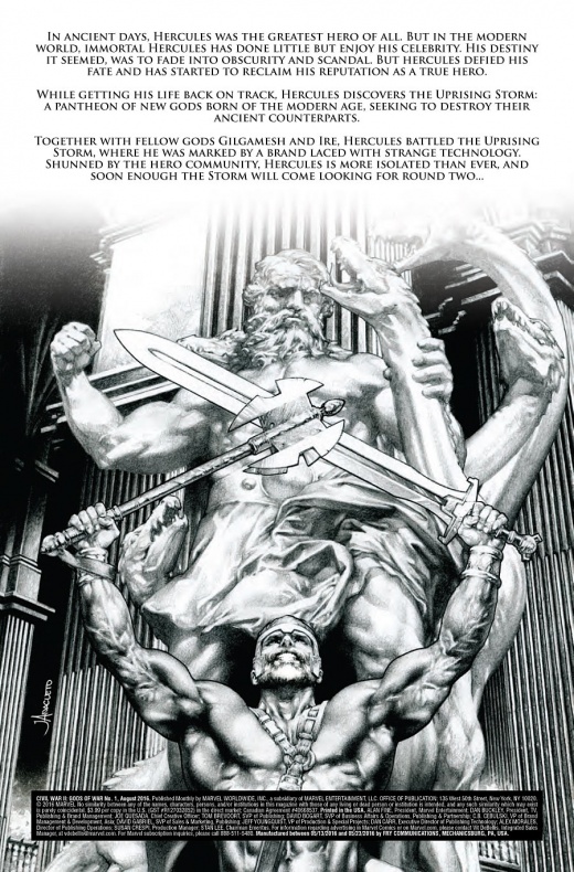 Adelanto de 'Civil War II: Gods of War' #1 6 Civil War II: Gods of War, Dan Abnett, Emilio Laiso, Marvel