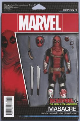 Deadpool and the Mercs for Money Portada figura de acci&oacute;n de John Tyler Christopher