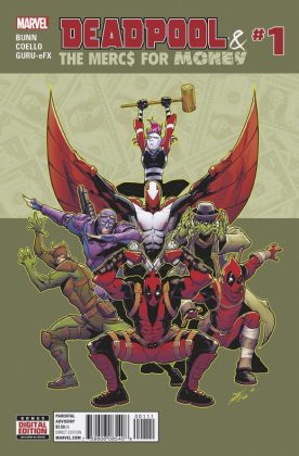 Deadpool and the Mercs for Money Portada principal de Iban Coello y Nolan Woodward