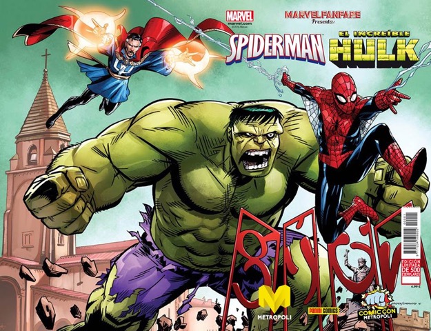 Presentación del cómic exclusivo de Marvel para Metrópoli Comic Con 1 Portada Michael Golden y Geof Isherwood