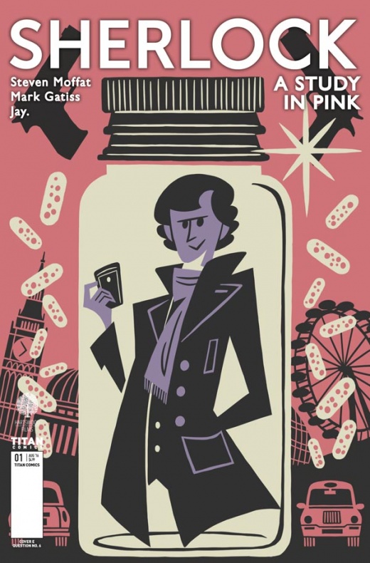 Sherlock A Study in Pink Portada alternativa de Question No. 6