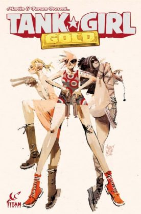 Tank Girl Gold Portada de Ashley Wood