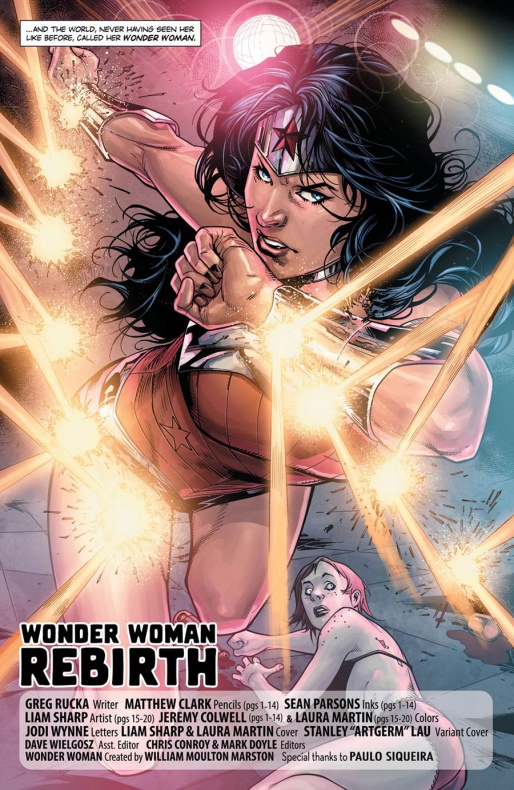 Adelanto de 'Wonder Woman: Rebirth' #1