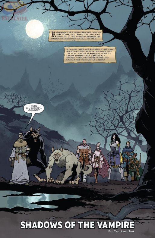 Primer vistazo a 'Dungeons & Dragons: Shadows of the Vampire' #2 4 Dungeons & Dragons: Shadows of the Vampire, IDW, Jim Zub